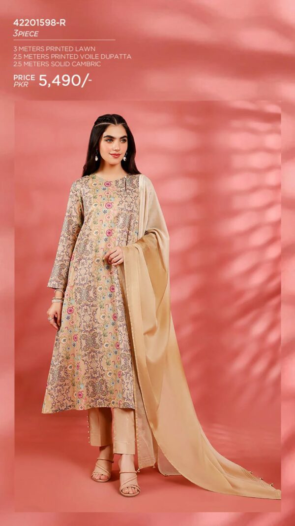 Nishat printed lawn 3pc
