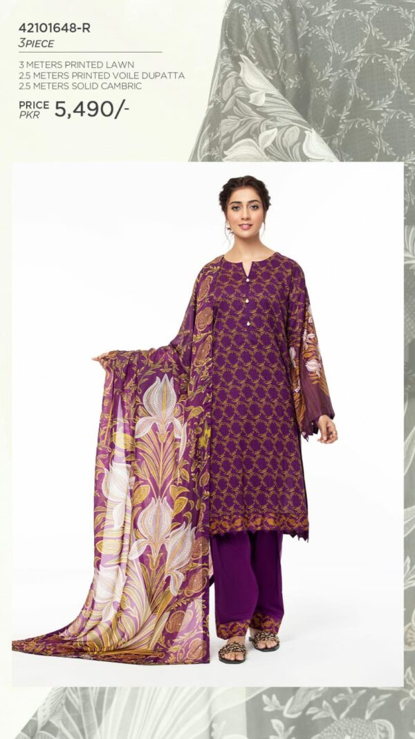 Nishat printed lawn 3pc